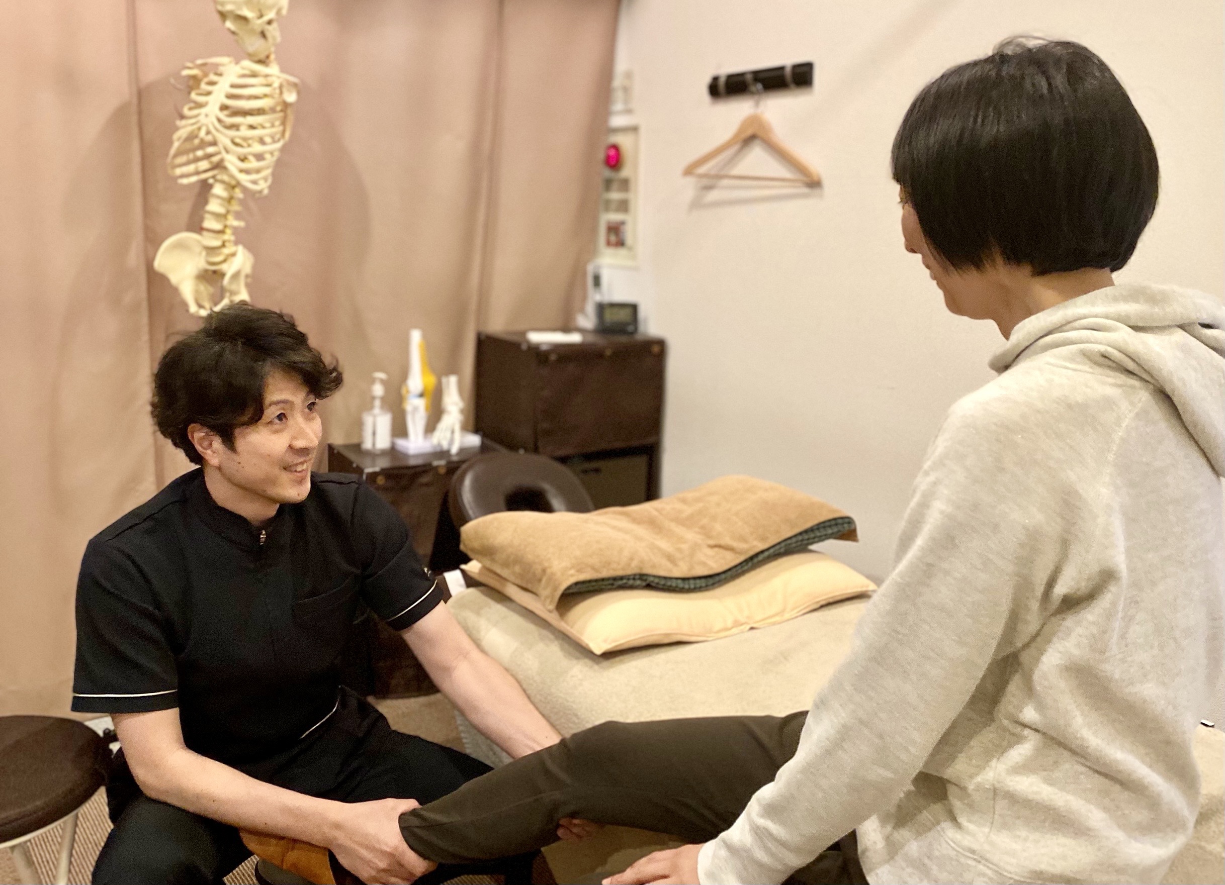 歩行指導の様子