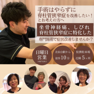 脊柱管狭窄症の解説｜仙台市青葉区もちづき整骨院